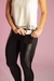 Legging Potência com Bolso Preto Brilhante