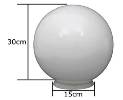 Globo de Vidro Boca 15x30