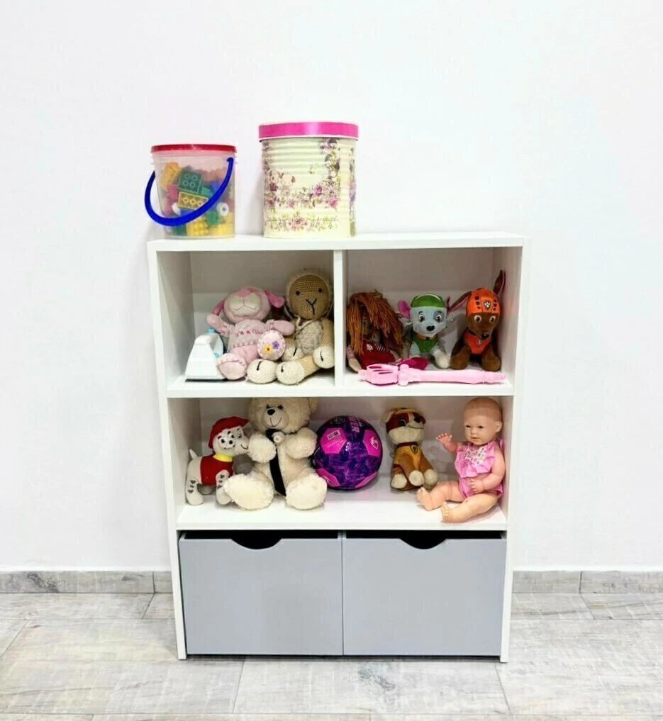 Organizador Blanco de juguetes 4 x 2