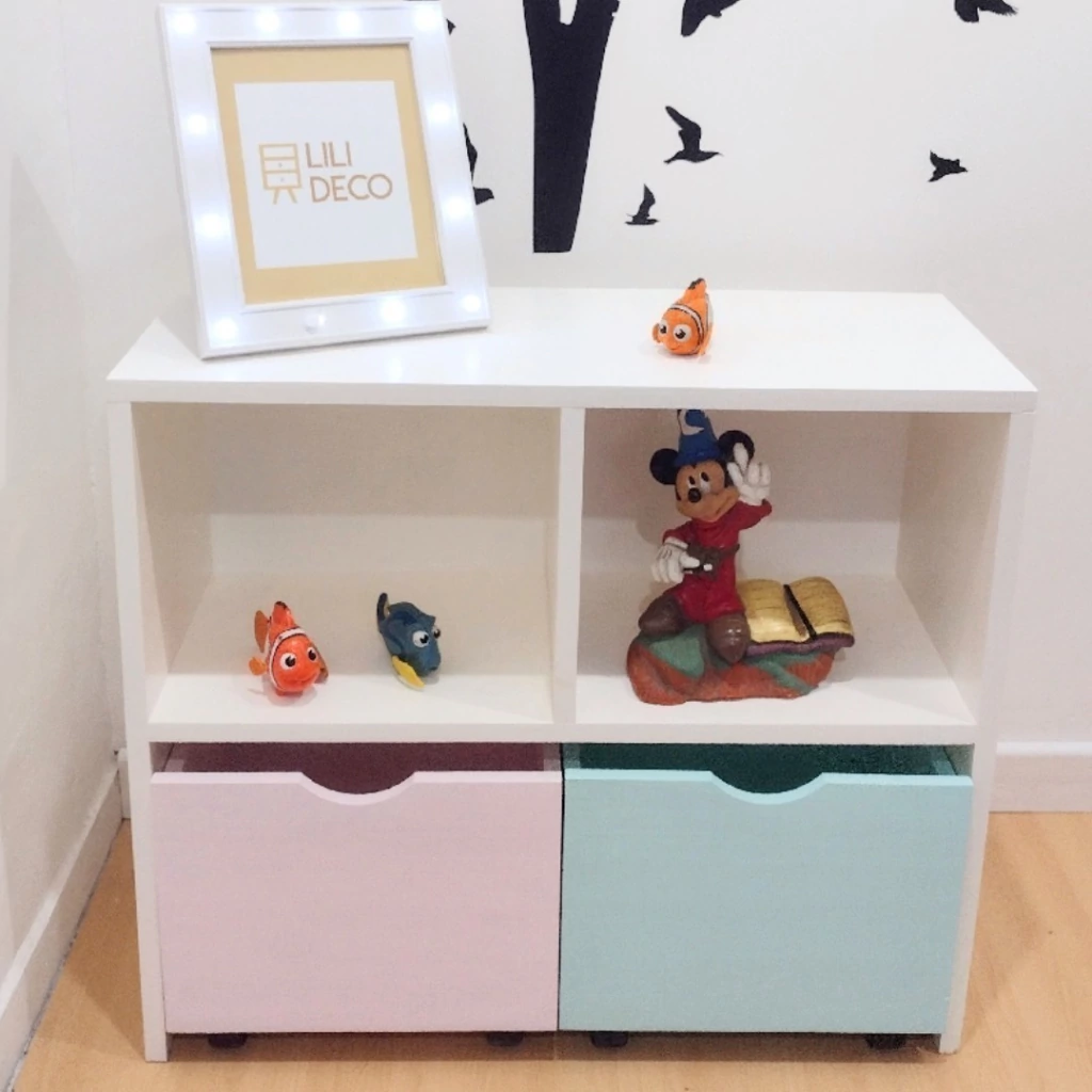 Organizador Blanco de Juguetes 2x2
