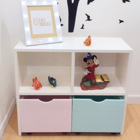 Organizador Blanco de Juguetes 2x2 - comprar online