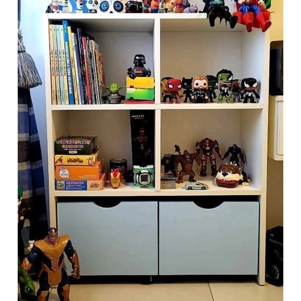 Organizador Blanco de juguetes 4 x 2