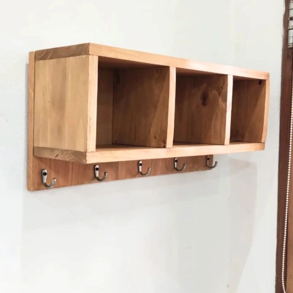 Perchero organizador de Madera