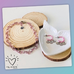 Choker Elos Baby Pink