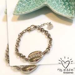 Pulseira Búzio Chic Prata
