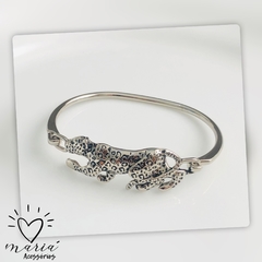 Bracelete Onça Prata