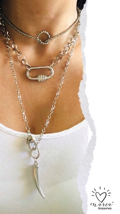 Choker Nó Prata