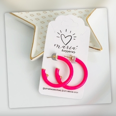 Argola Rosa Pink