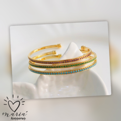 Bracelete Zircônia Color