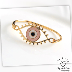 Bracelete Olho Grego Rose