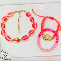 Choker Búzios Coral na internet