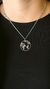 COLLAR MUNDO PLATEADO