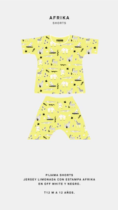 Pijama Afrika Limonada