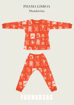 Imagen de Pijama Lisboa Mandarina