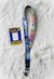Crachá de identificação autismo + cordão personalizado