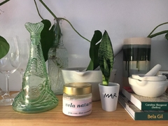 Vela Natural com Cristais