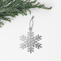 Enfeite de Árvore de Natal Floco de Neve - estilo 1