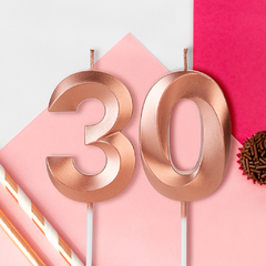 Kit 2 Velas Design Rose Gold - zarty . ideias criativas