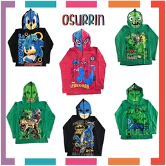 Remera de algodón con máscara y estampa de SONIC. T4 al 14. - tienda online