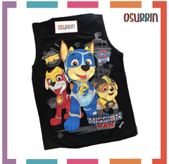 Musculosa Algodón PATRULLA CANINA Estampa Clásica.