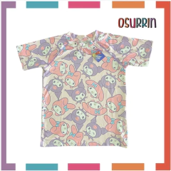 Remera Agua Lycra Anticloro Filtro Uv KUROMI - My Melody