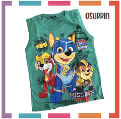 Musculosa Algodón NARUTO Estampa Clásica. - OSURRIN
