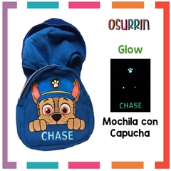 CAPUCHILAS - Mochilas tipo chaleco con capucha estampa personajes.