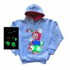 Buzo con Capucha BLUEY con estampa GLOW Brilla en la oscuridad