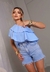 Blusa Lari - Azul - EVIDENCE MODA FEMININA