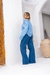 Camisa Oversized - Azul - EVIDENCE MODA FEMININA