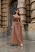 Vestido Manu - Marrom - loja online