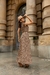 Vestido Manu - Animal Print Caqui - EVIDENCE MODA FEMININA