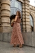Vestido Manu - Animal Print Canela