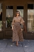 Saia Chiara - Animal Print Caqui - comprar online