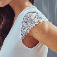 Camisón Felicitas Blanco - comprar online