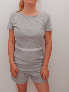 Pijama Maternal Remera + Short NEGRO - Lo estás haciendo bien  Maternity Shop