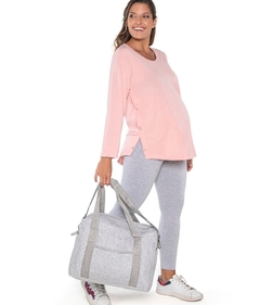 Remerón Maternal Vale Gris - Lo estás haciendo bien  Maternity Shop