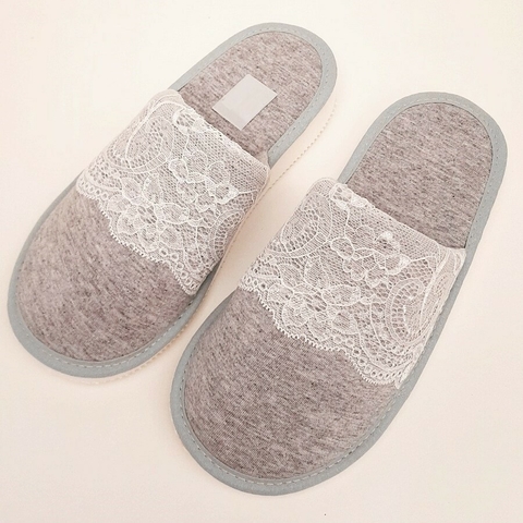 Pantuflas Puntilla Blanca