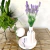 Vaso Plissado Lavanda + Flor - KasaFlor by Silvia Augusta França