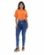 Calça Cropped Jeans Elastano