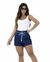 Short Hot Pants Cintura Alta Listrado