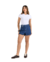Short Hot Pants Cintura Alta Jeans Algodão