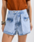 Short Saia Jeans Algodão - comprar online