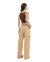 Calça Cargo Linho Bege - comprar online