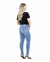 Calça Cropped Jeans Elastano na internet