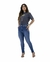 Calça Cropped Jeans Elastano na internet