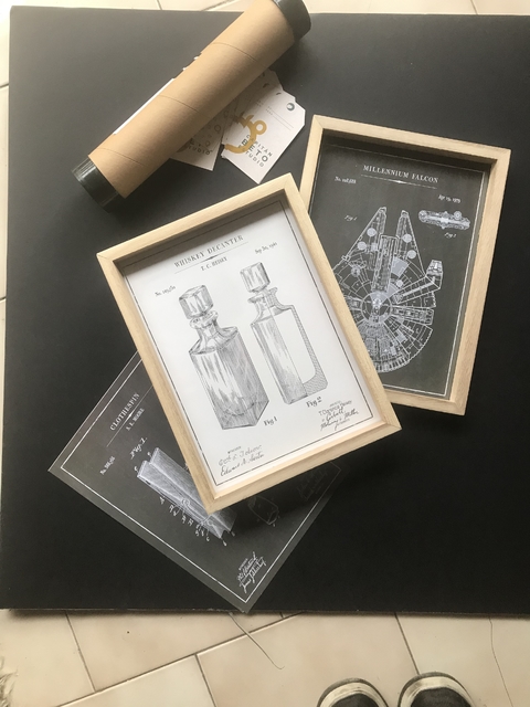 Blueprints Bebidas Vintage