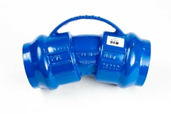 CURVA FERRO FUNDIDO BOLSAS P/ PVC PBA, 22.30 GRAUS.