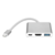Adaptador 3 En 1 Tipo C a USB 3.0 Hdmi Y Tipo C