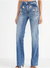 Calça Jeans Bruna com Aplicação